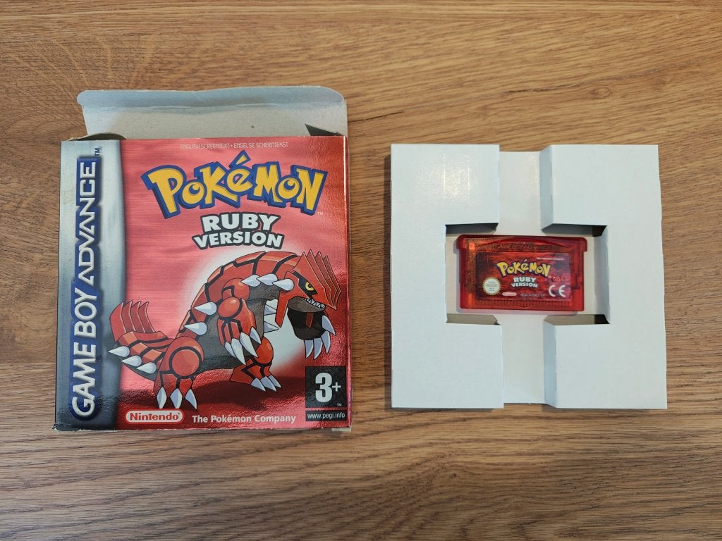 Pokémon Ruby Version GBA - bijna compleet in doos (CIB), Ophalen, 1 speler, Zo goed als nieuw, Role Playing Game (Rpg)