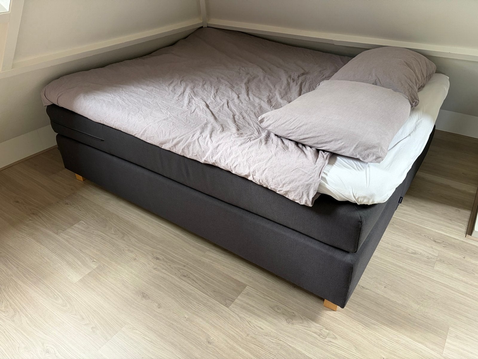 Beter Bed Karlsson Boxspring 160x200 met topper, Huis en Inrichting, Slaapkamer | Boxsprings, Ophalen, Gebruikt, Tweepersoons
