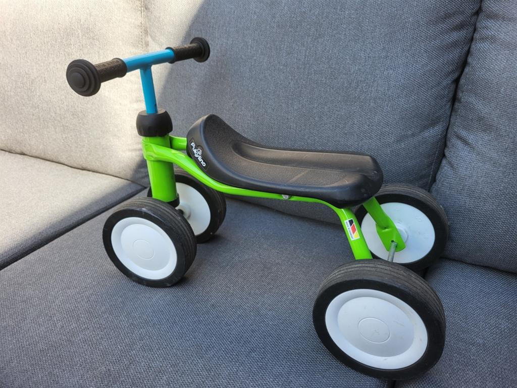 Puky Pukylino loopfietsje - Groen, Kinderen en Baby's, Speelgoed | Buiten | Voertuigen en Loopfietsen, Zo goed als nieuw, Loopfiets
