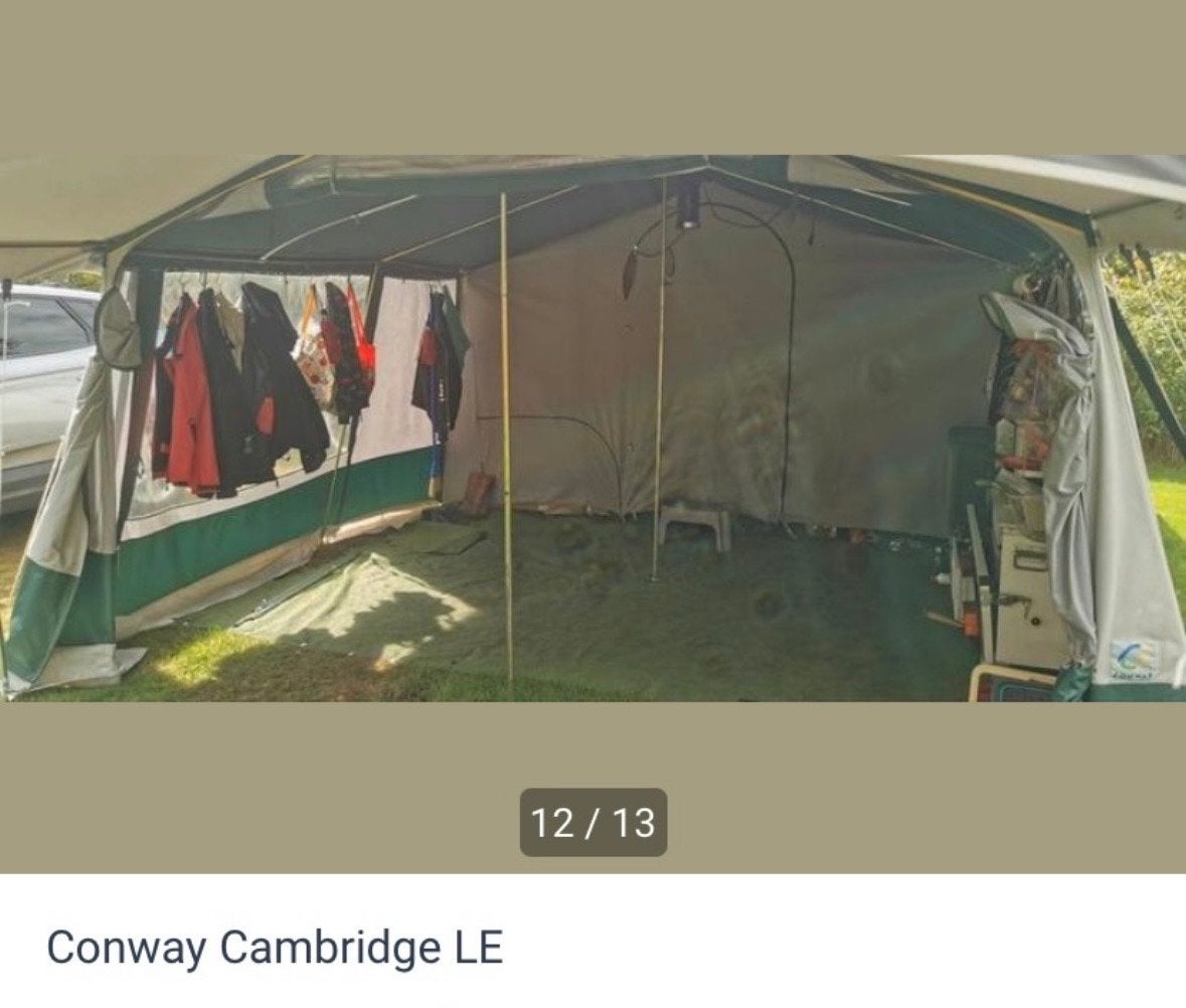 Conway Cambridge LE Vouwwagen - Compleet en Ruim, Caravans en Kamperen, Vouwwagens, Overige merken, tot en met 6, Meerkleurig