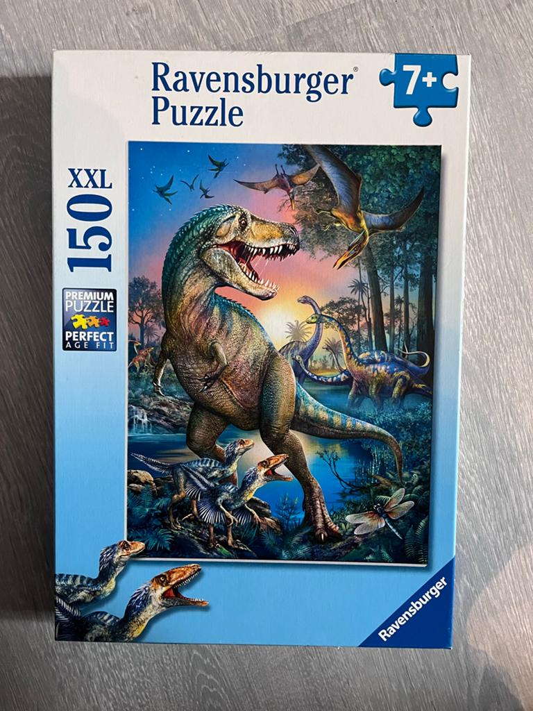 Ravensburger XXL 150 stukjes Puzzel Dinosaurus, Olifant, Ark, Hobby en Vrije tijd, Denksport en Puzzels, Ophalen of Verzenden