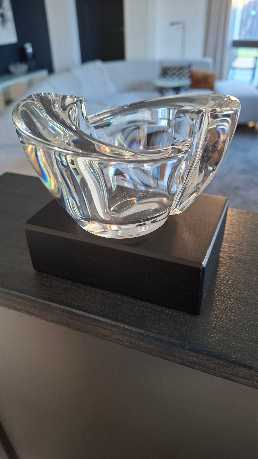 Villeroy & Boch sfeerlicht kristal., Ophalen of Verzenden