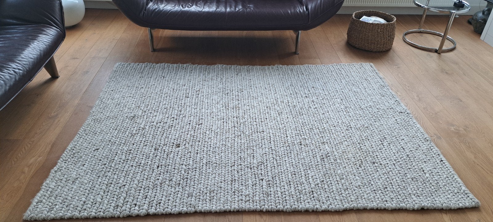 IKEA HJORTSVANG 100% Wollen Vloerkleed 160x230