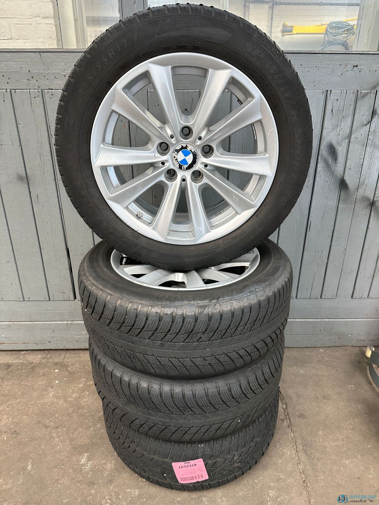 BMW 5 serie winterset 225 55 17 origineel, Ophalen, Gebruikt, -, -