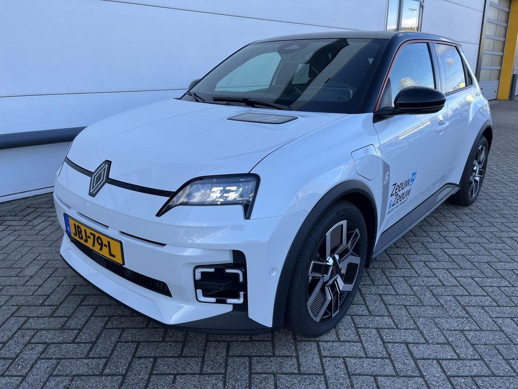 Renault 5 urban range techno 40 kWh | Camera | Apple Carplay, Auto's, Renault, 12 maanden, Stof, Blauw, Geïmporteerd