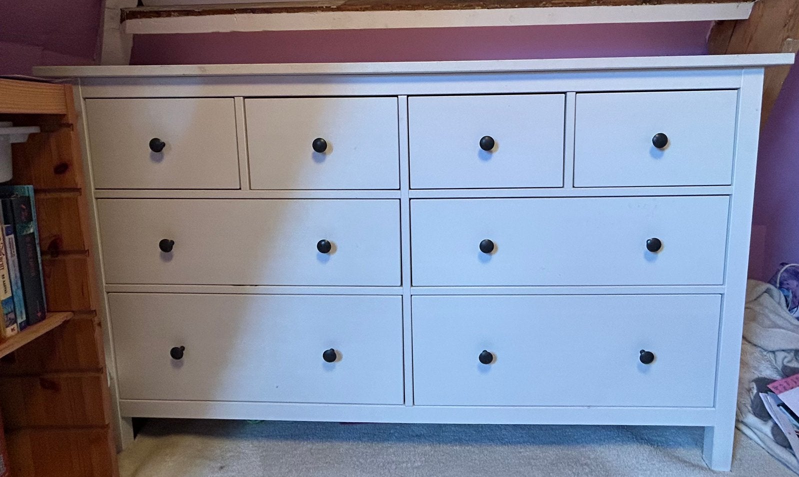 Ikea Hemnes ladenkast wit, Huis en Inrichting, Ophalen, Gebruikt, 5 laden of meer, 150 tot 200 cm