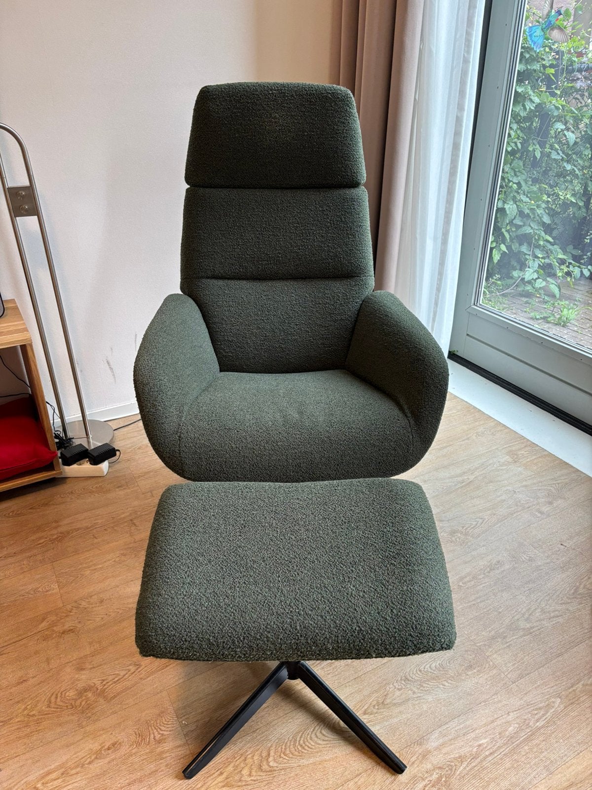 Montel Ergo Plus Fauteuil met voetenbank, Huis en Inrichting, Ophalen, Overige kleuren, Zo goed als nieuw, Montel