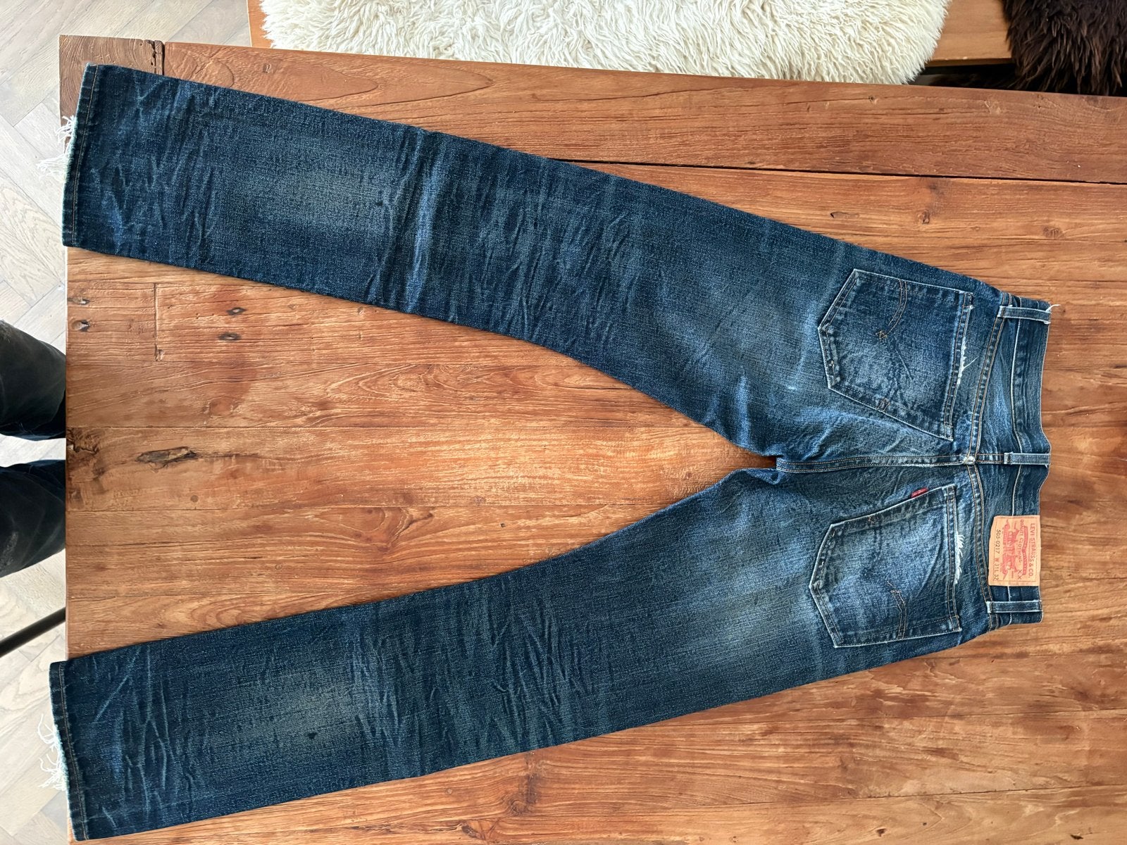 Levi's 505-0217 W31 L32 Selvedge Jeans - Zo goed als nieuw, Kleding | Heren, Ophalen of Verzenden, Zo goed als nieuw, Blauw, W32 (confectie 46) of kleiner