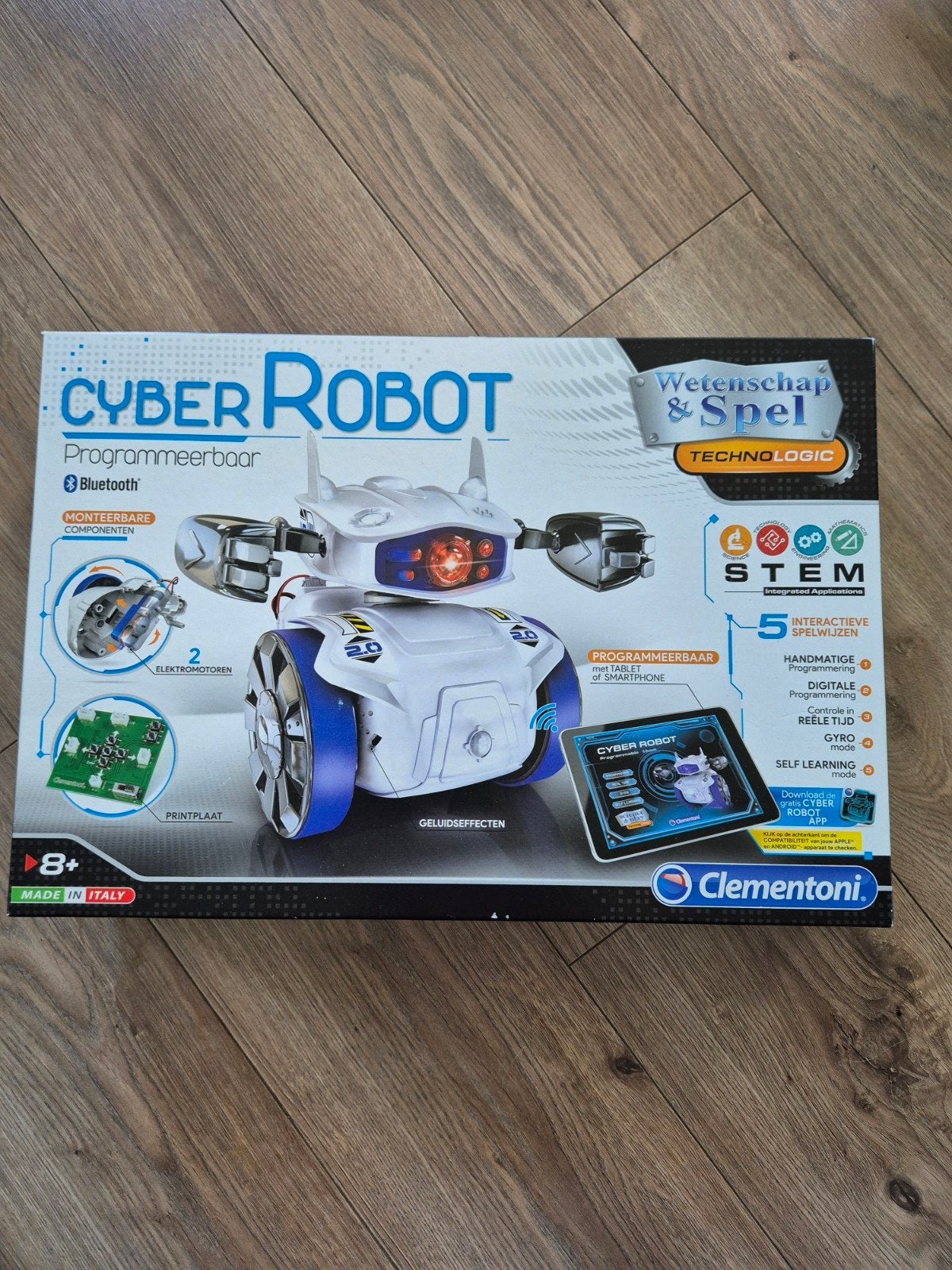 Clementoni Cyber Robot Programmeerbaar - Wetenschap & Spel, Ophalen of Verzenden, Zo goed als nieuw, Bouwen, Met geluid
