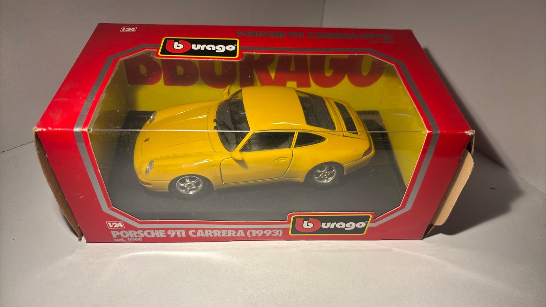 Porsche 911 Carrera Bburago 1.24, Ophalen of Verzenden, Bburago, A, A