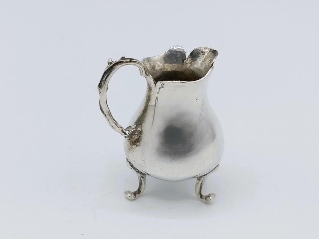Zilveren miniatuur melkkan, Pieter van Somerwil II Amsterdam, Verzenden, Zilver