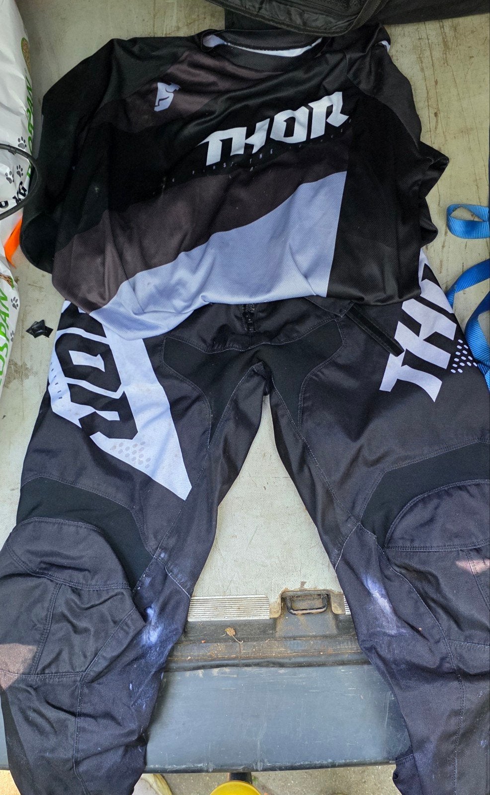 Thor crossmotor kleding set (shirt en broek), Ophalen of Verzenden, Tweedehands