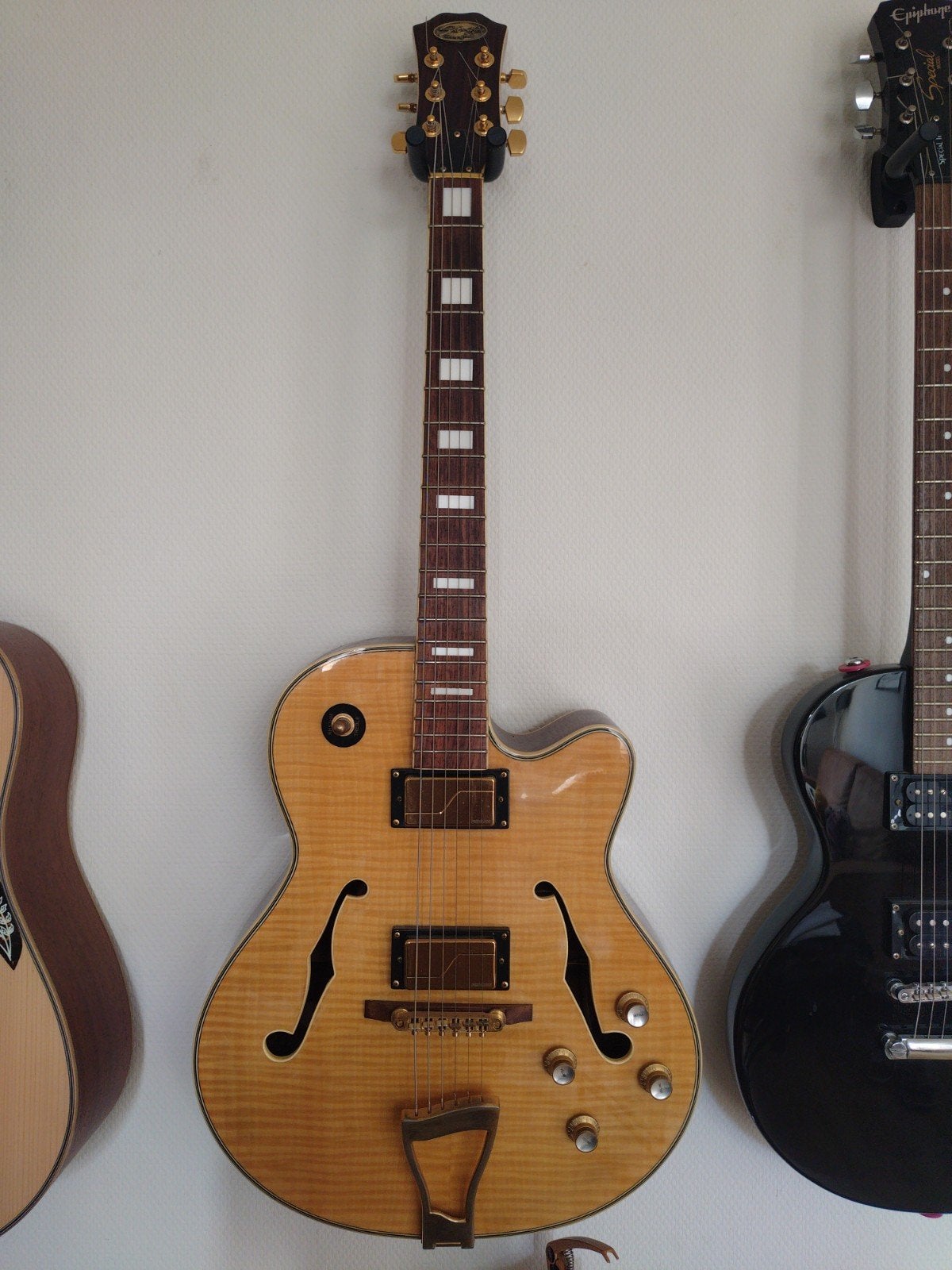 Stagg gitaar met Fishman pickups en messing brug, Ophalen, Gebruikt, Overige typen, Met (piezo-)element