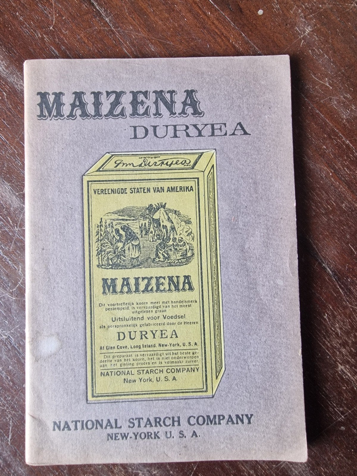 Oud Maizena Duryea kookboekje - Recepten uit de jaren '30, Antiek en Kunst, Ophalen of Verzenden, National Starch Company