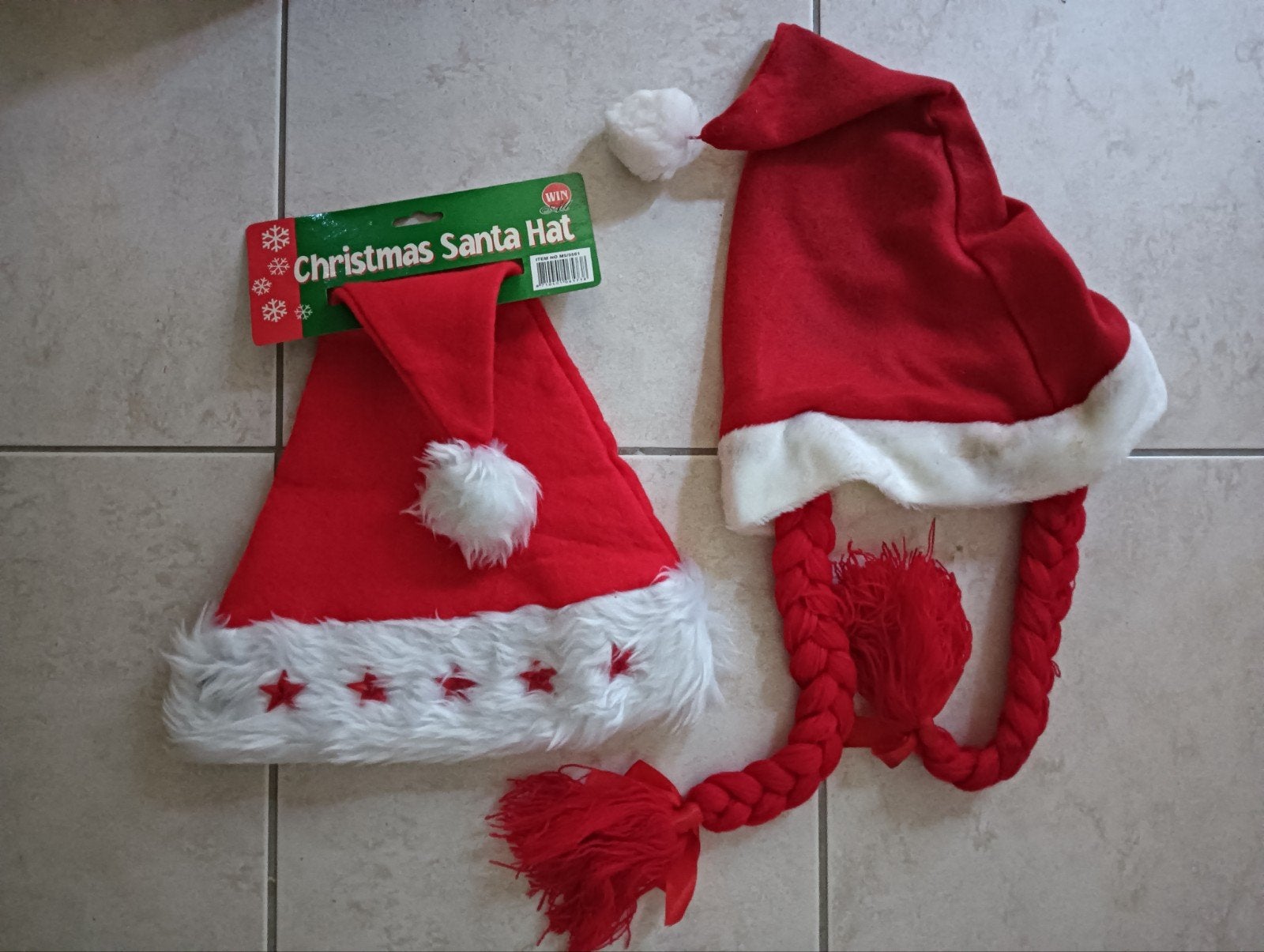 kerstmuts met leds en elf muts, Diversen, Ophalen, Zo goed als nieuw
