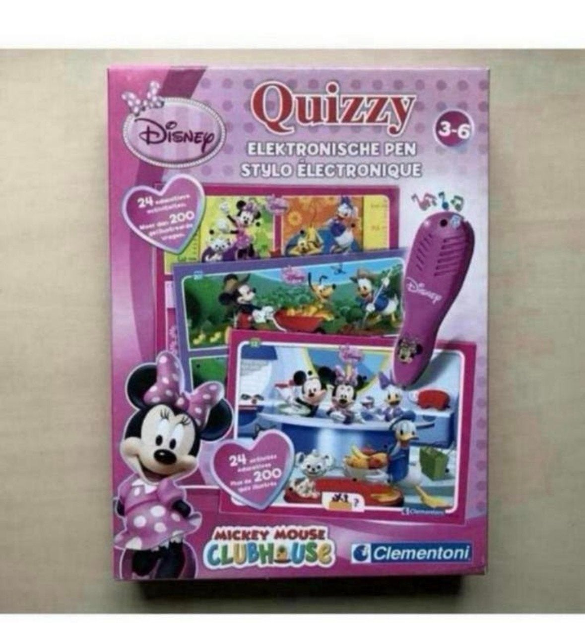 Disney Quizzy Elektronische Pen - Minnie Mouse Clubhouse, Ophalen of Verzenden, Nieuw, Elektronica, Met geluid