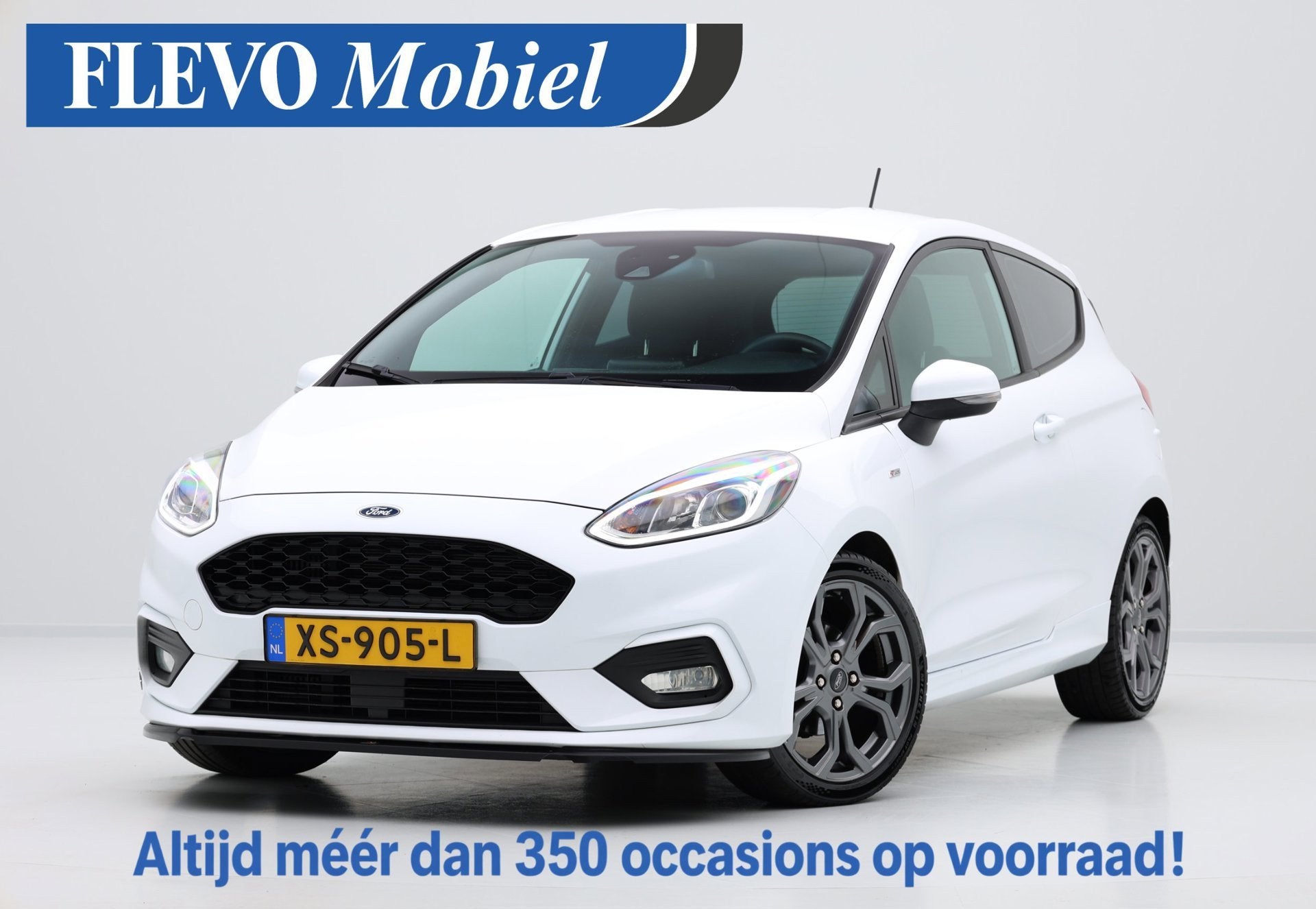 Ford Fiesta 1.0 EcoBoost 125pk ST-Line CarPlay|Clima|Stoelve, Auto's, Dealer onderhouden, Euro 6, 580 kg, Verwarmde buitenspiegels