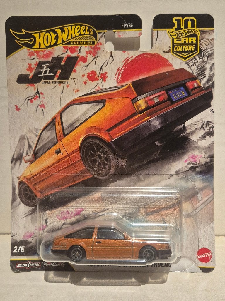 Hotwheels Premium 1/64 Toyota AE86 Sprinter Trueno, Ophalen of Verzenden, Zo goed als nieuw, Auto