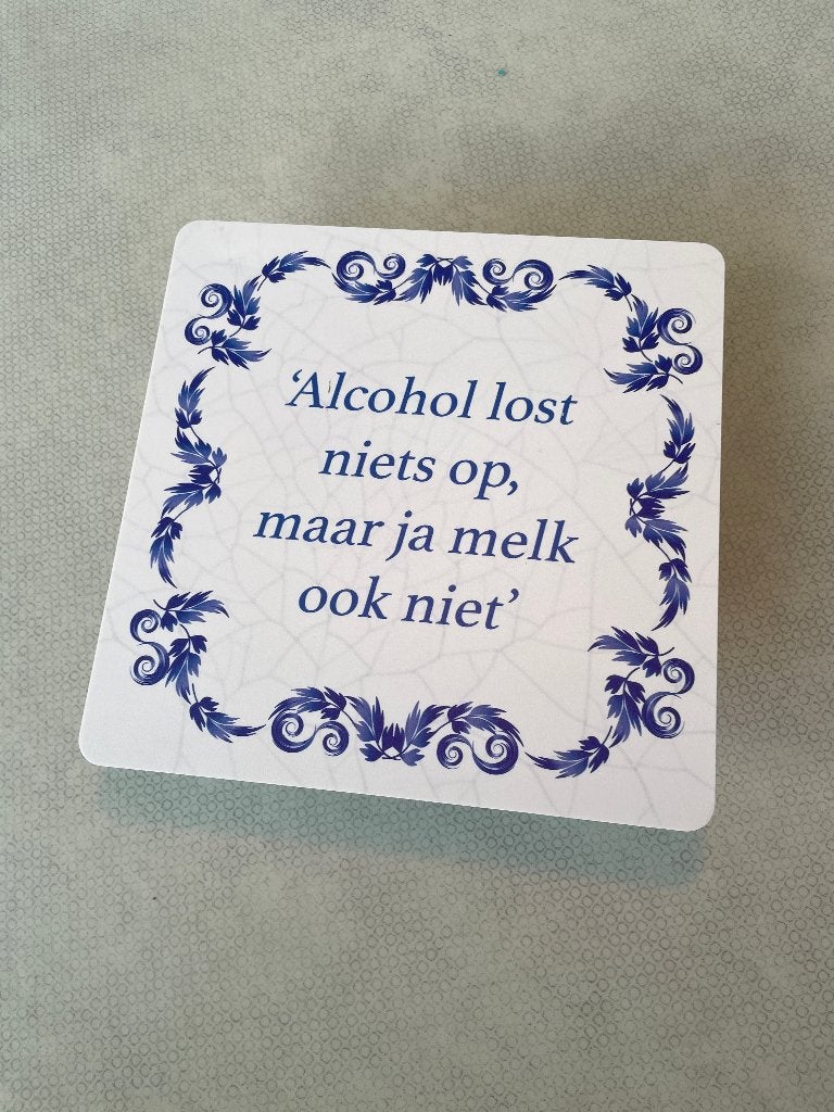 Mancave tegels met diverse spreuken 20x20cm, Ophalen of Verzenden, Nieuw