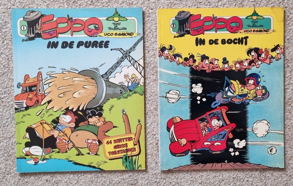 EPPO | Uco Egmond | Oberon, 1978 | 2 albums in 1 koop, Boeken, Uco Egmond, Ophalen of Verzenden, Zo goed als nieuw, Meerdere stripboeken