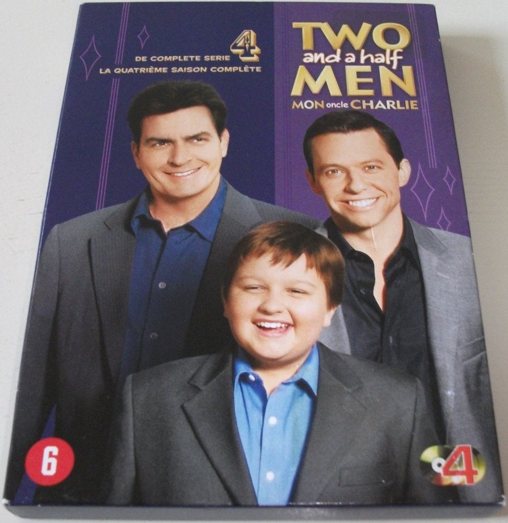 Dvd *** TWO AND A HALF MEN *** 3-Disc Boxset Seizoen 4, Vanaf 6 jaar, Ophalen of Verzenden, Zo goed als nieuw, Komedie