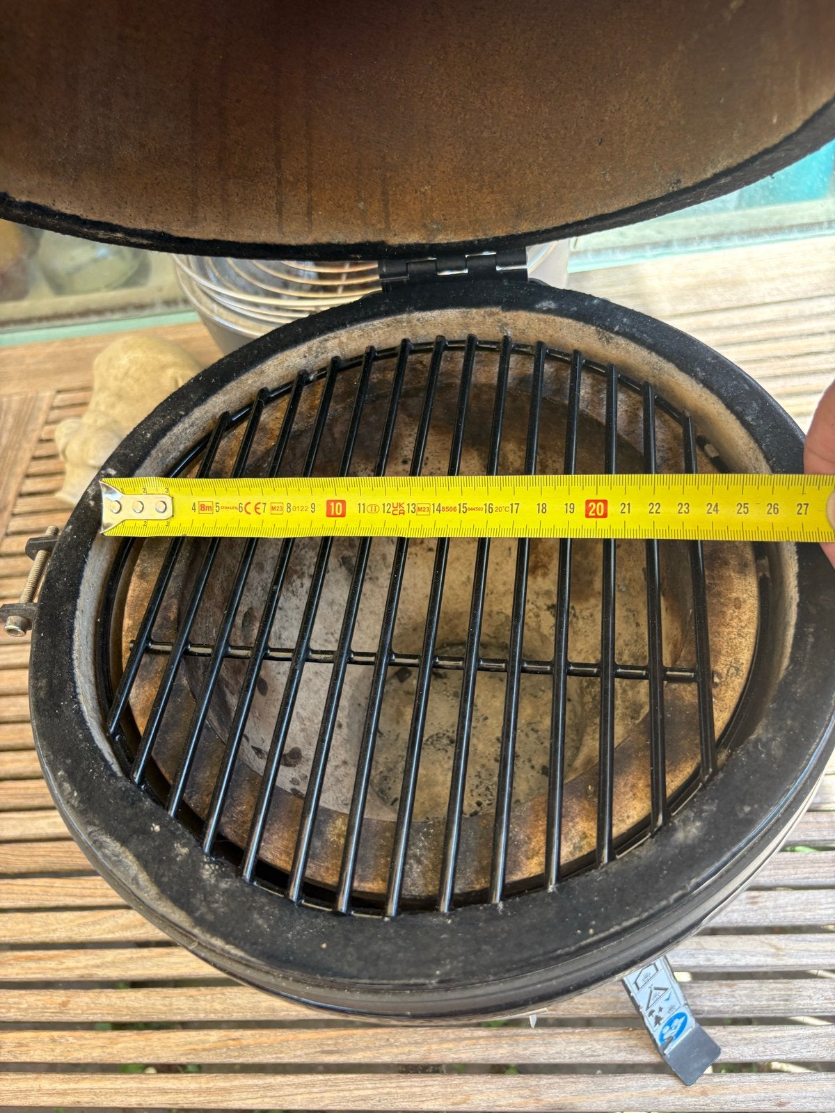 Compacte Kamado BBQ - Perfect voor Balkon of Tuin, Ophalen, Gebruikt