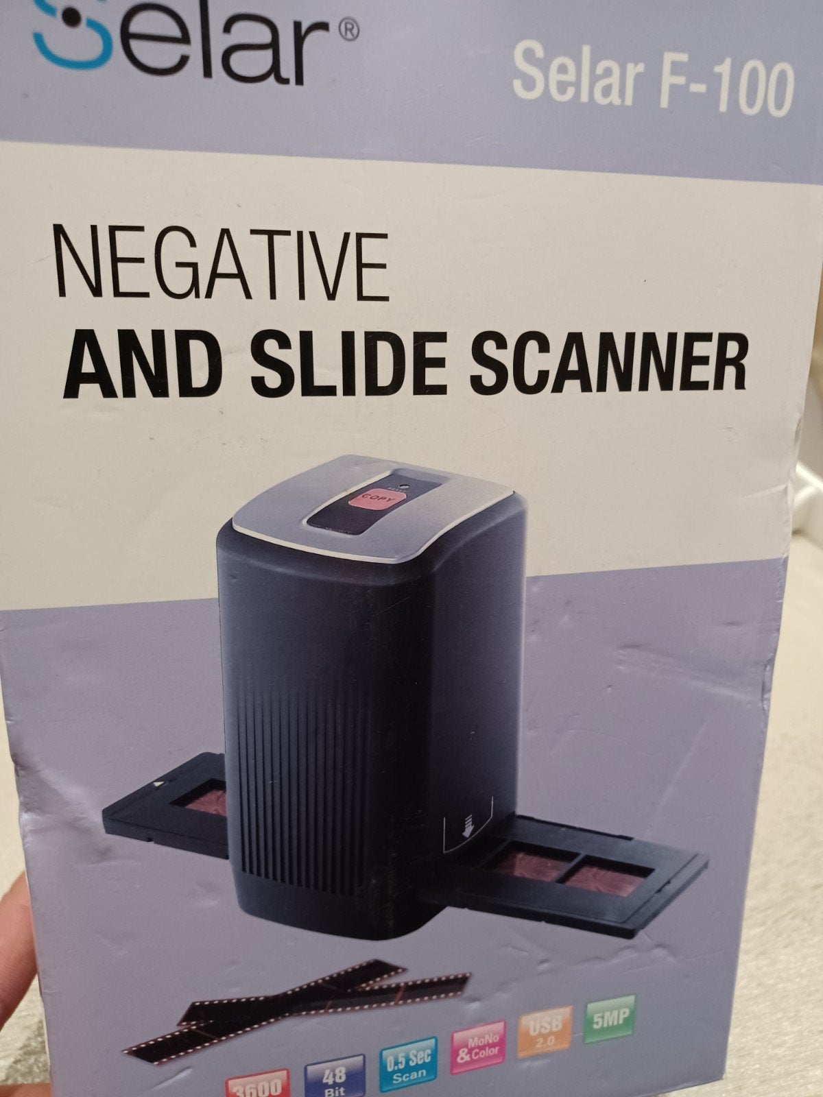 Selar F-100 Negatief- en Diascanner, Diascanner, Zo goed als nieuw, Windows, Ophalen