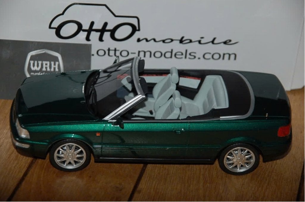 1:18 AUDI 80 CABRIOLET green Otto mobile OT235 in box WRH, Verzenden, Zo goed als nieuw, Auto, OttOMobile