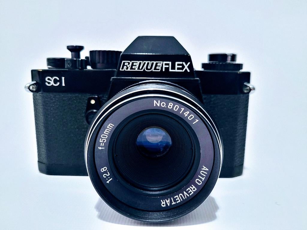 Vintage Revueflex SC1 - Camera Set, Audio, Tv en Foto, Fotocamera's Analoog, Ophalen of Verzenden, Gebruikt, Compact, Overige Merken