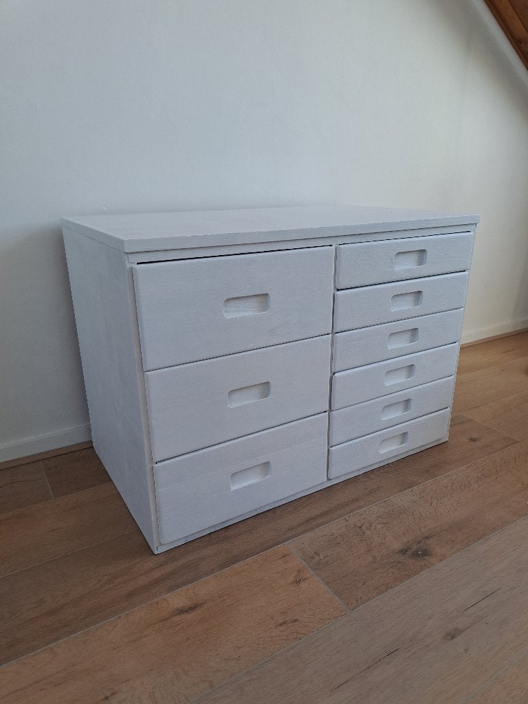 Vintage ladekast "Uffe" van Ikea, Ophalen, Gebruikt, 5 laden of meer, 50 tot 100 cm