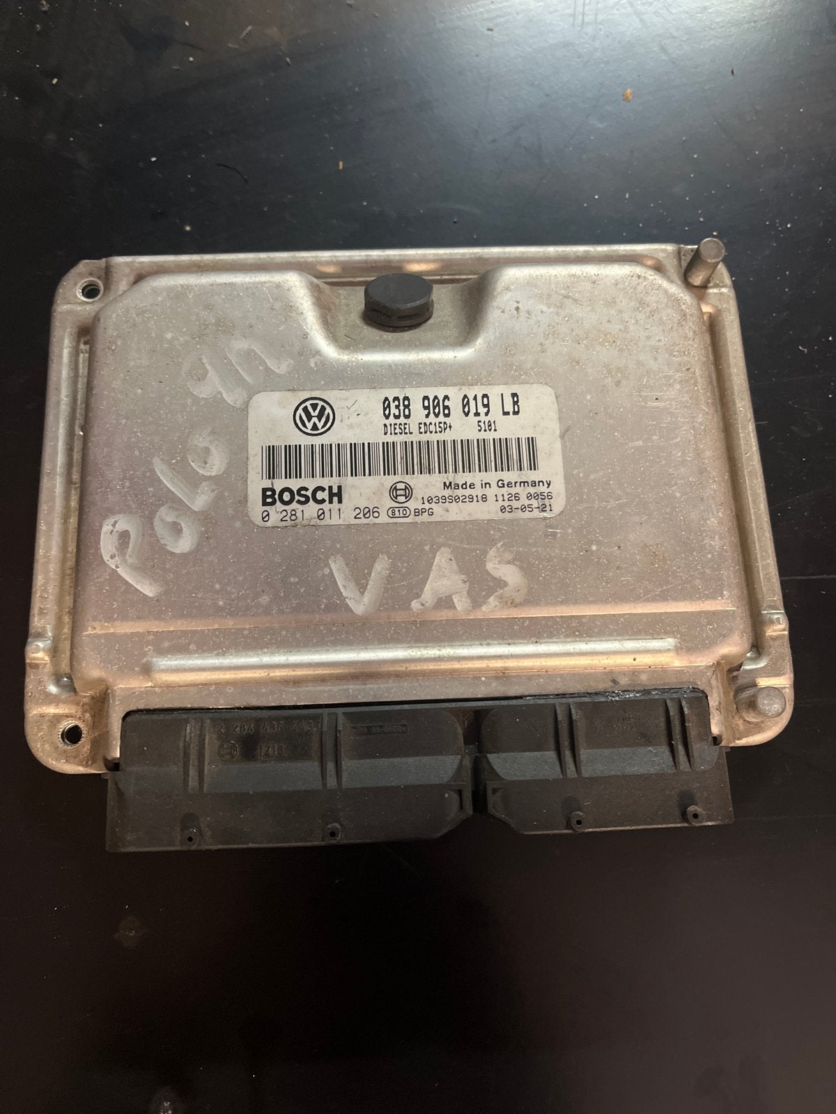 VW Polo Bosch Diesel EDC15P+ ECU 038906019LB, Ophalen of Verzenden, Gebruikt, Volkswagen