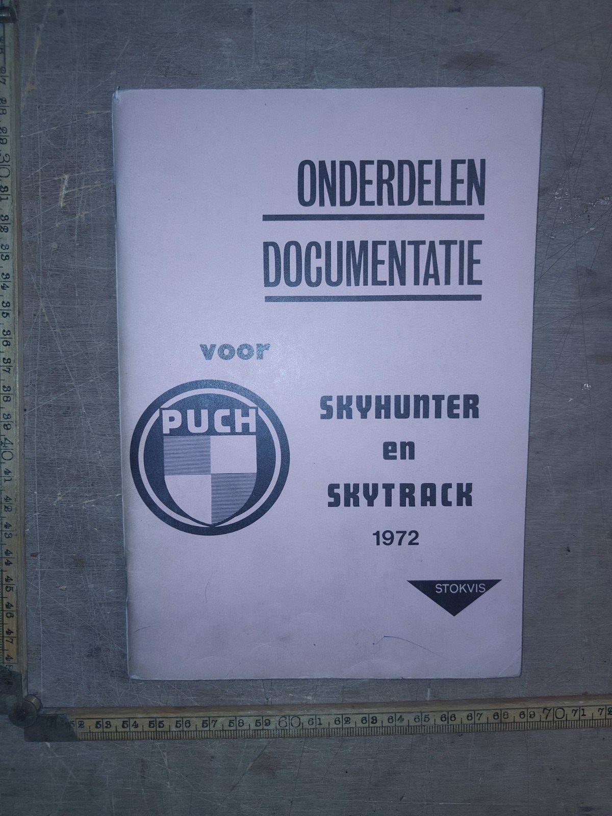 Onderdelen documentatie Puch Skyhunter en Skytrack 1972, Fietsen en Brommers, Handleidingen en Instructieboekjes, Ophalen of Verzenden