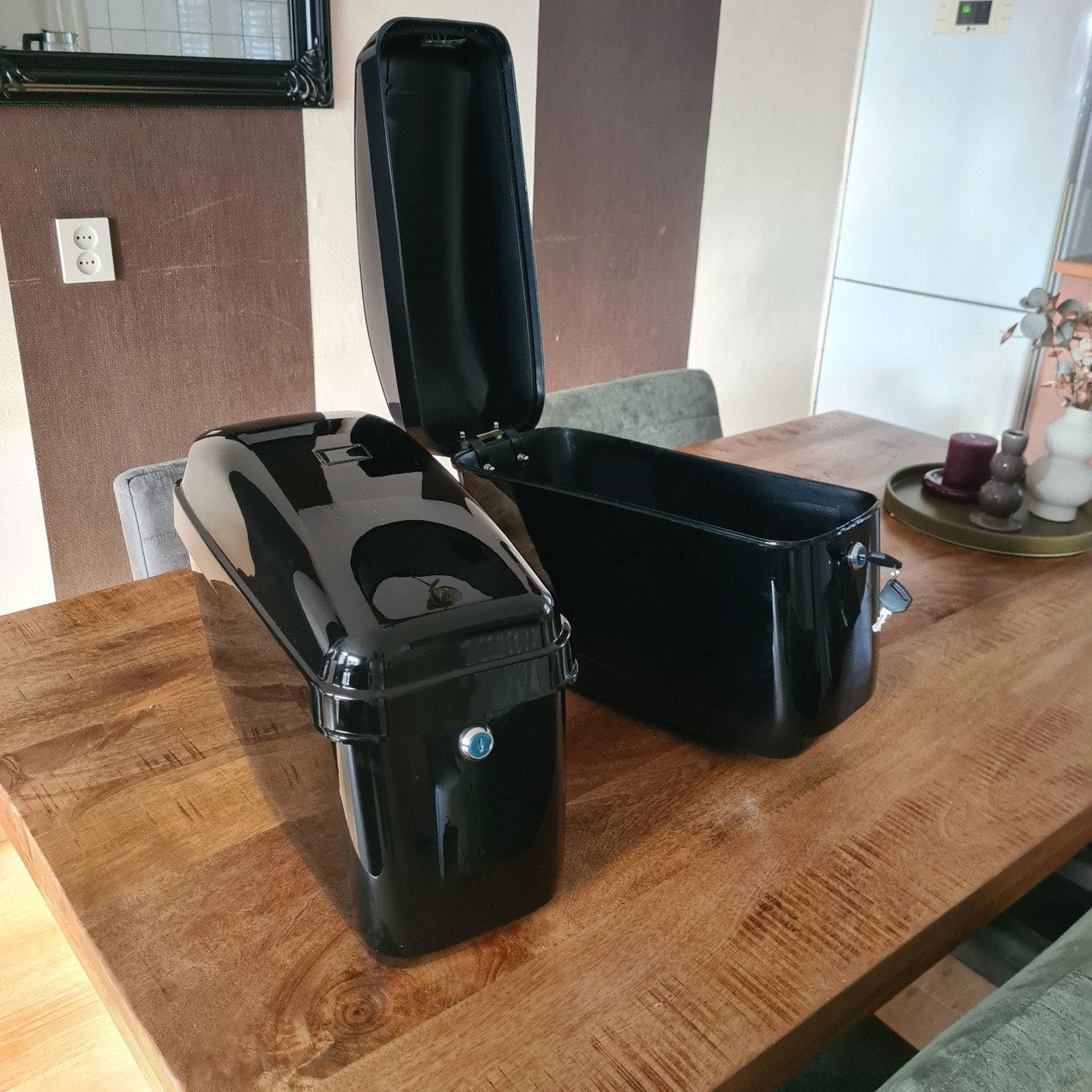 Nieuwe Universele Zijkoffers Chopper (20L) incl. Bevestiging, Ophalen of Verzenden