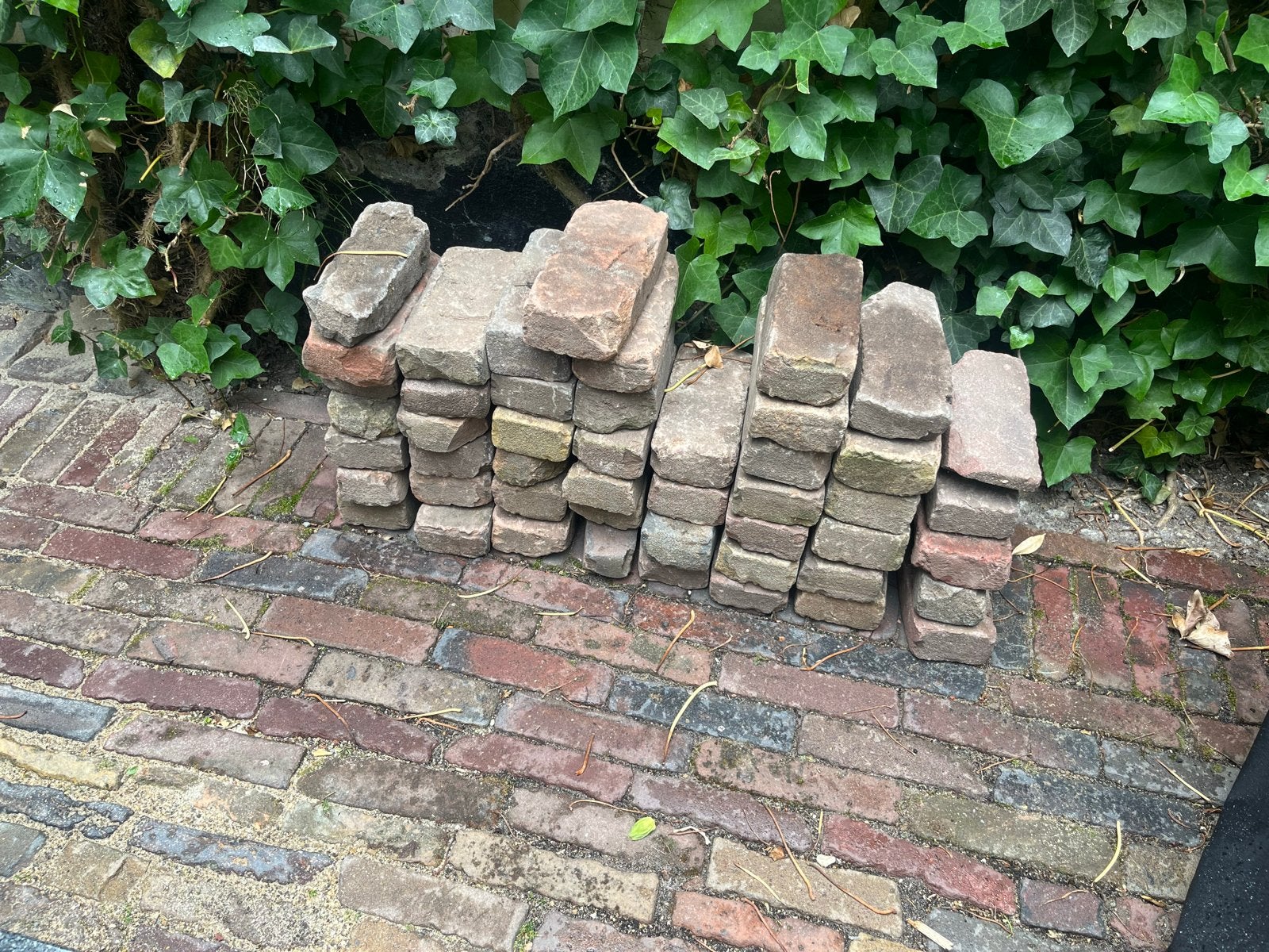 Waaltjes - ca. 1m2, Tuin en Terras, Tegels en Klinkers, Ophalen, Overige materialen, Gebruikt, Klinkers