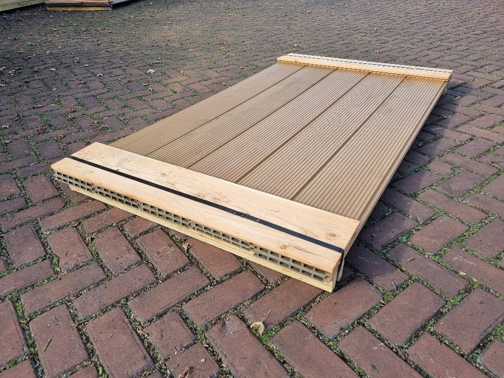 Composiet schuttingplanken met veer en groef- nr: D42, Tuin en Terras, Palen, Balken en Planken, Ophalen, 180 tot 250 cm, Planken