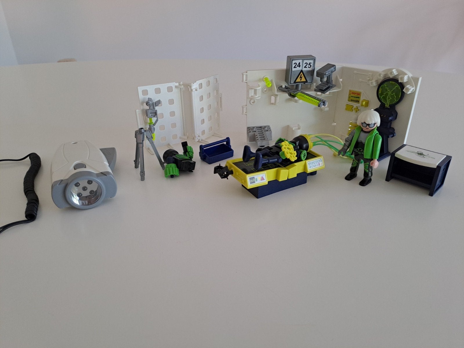 Playmobil Ghostbusters Spengler's Laboratorium 9224, Gebruikt, Complete set, Overige typen, Ophalen of Verzenden