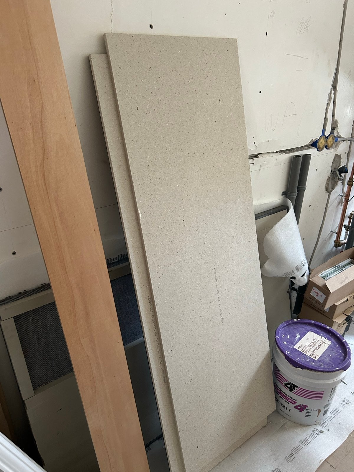 Fermacell platen (8 stuks + 1 beschadigd), Doe-het-zelf en Verbouw, Platen en Panelen, Ophalen of Verzenden, Gebruikt, Overige materialen