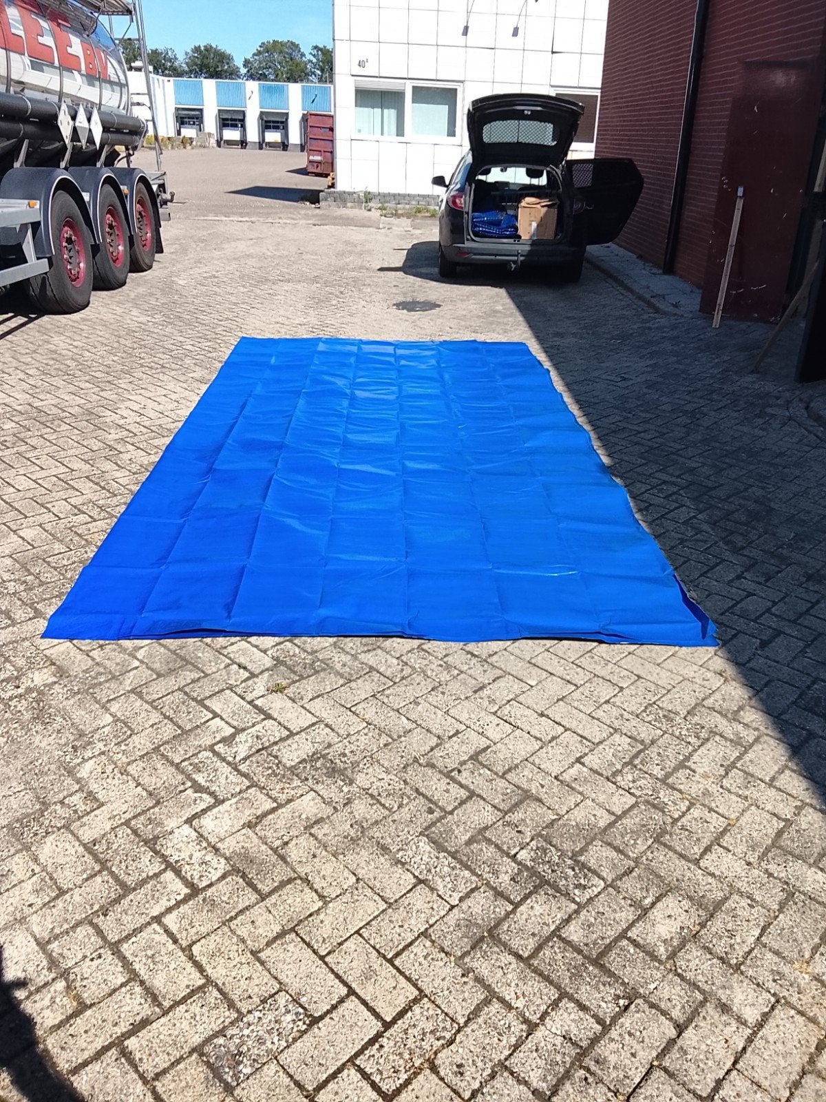 Tillvex zwembad vloerzeil 500x500 zo goed als nieuw, Tillvex, Onbekend, Ophalen of Verzenden, Zo goed als nieuw
