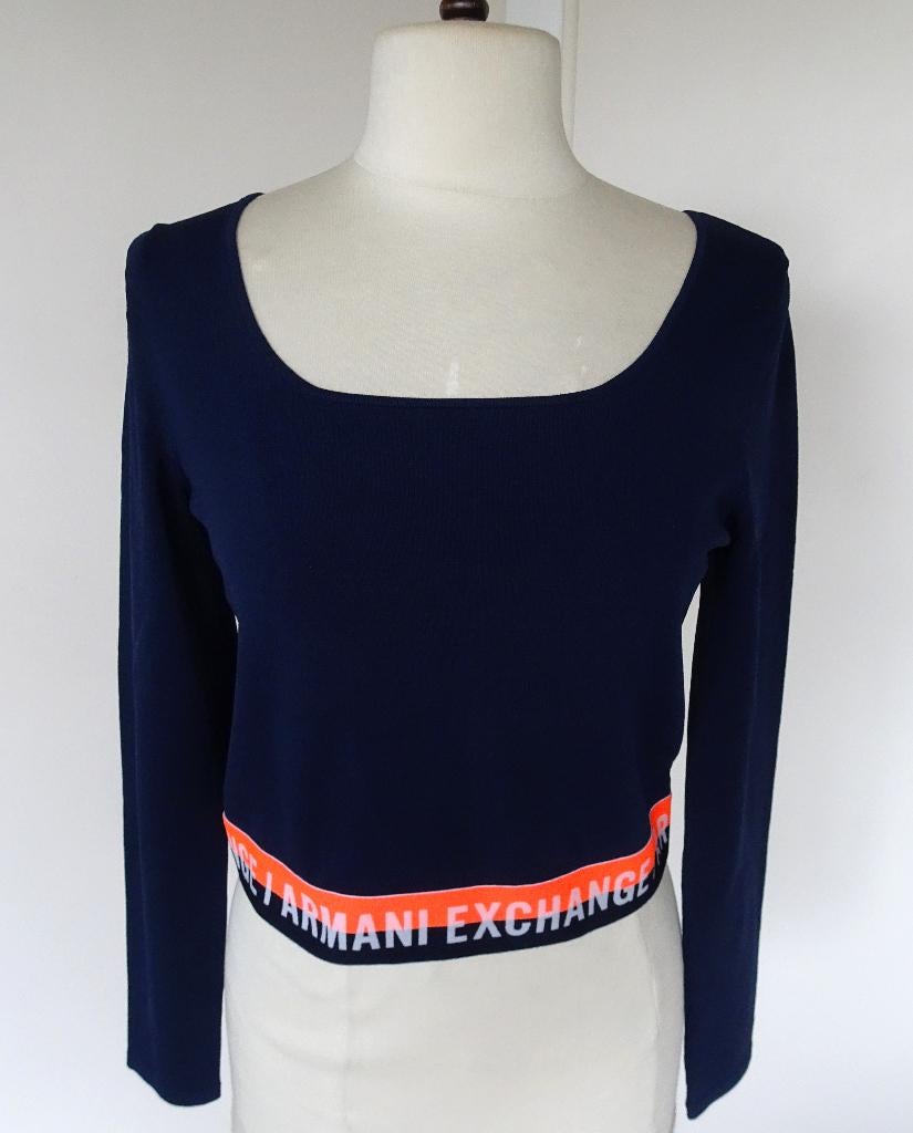STRETCH SHIRT / TOP VAN ARMANI MAAT M, Overige kleuren, Ophalen of Verzenden, Zo goed als nieuw, Lange mouw