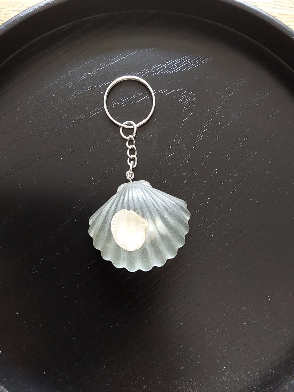 Leuke schelp sleutelhanger voor fiets of andere sleutel, Ophalen of Verzenden
