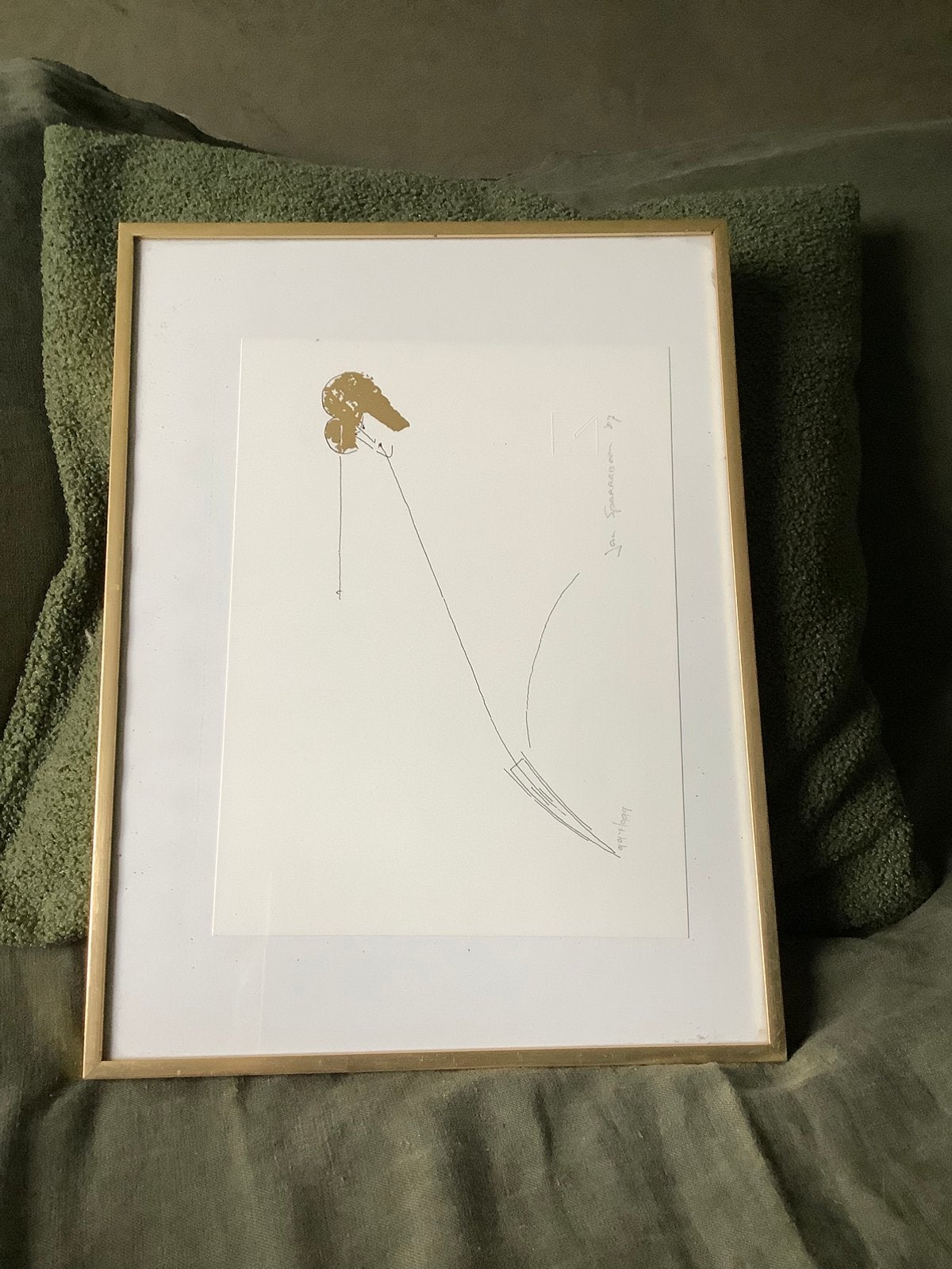 Jan Sparreboom - Abstracte compositie van een vrouw (1987), Ophalen of Verzenden