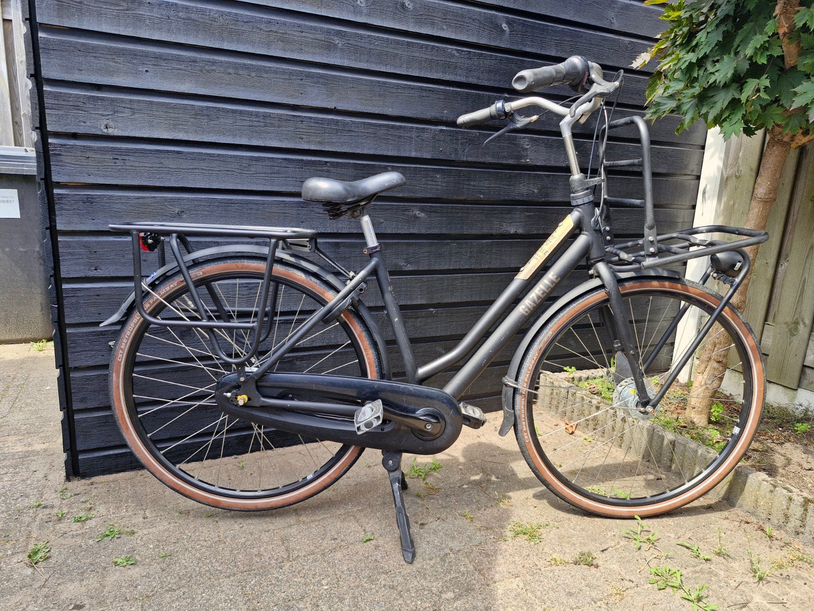 TE KOOP AANGEBODEN SUPER GAVE GAZELLE TRANSPORTFIETS., Ophalen, Gebruikt, 47 tot 50 cm, Versnellingen