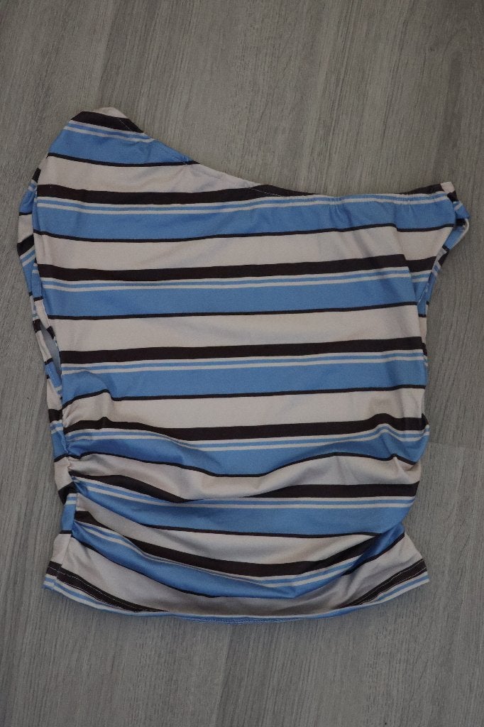 Nieuw off shoulder top shirt, Blauw, Nieuw, Ophalen of Verzenden, Korte mouw