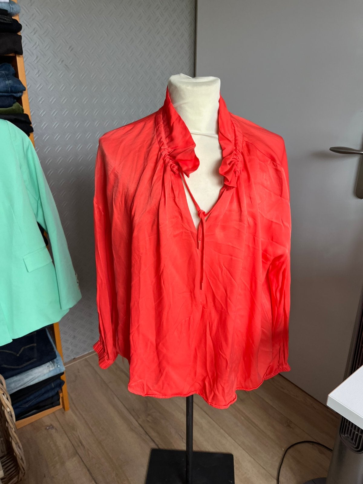 Scotch&soda blouse l, Ophalen of Verzenden, Zo goed als nieuw, Maat 42/44 (L), Oranje
