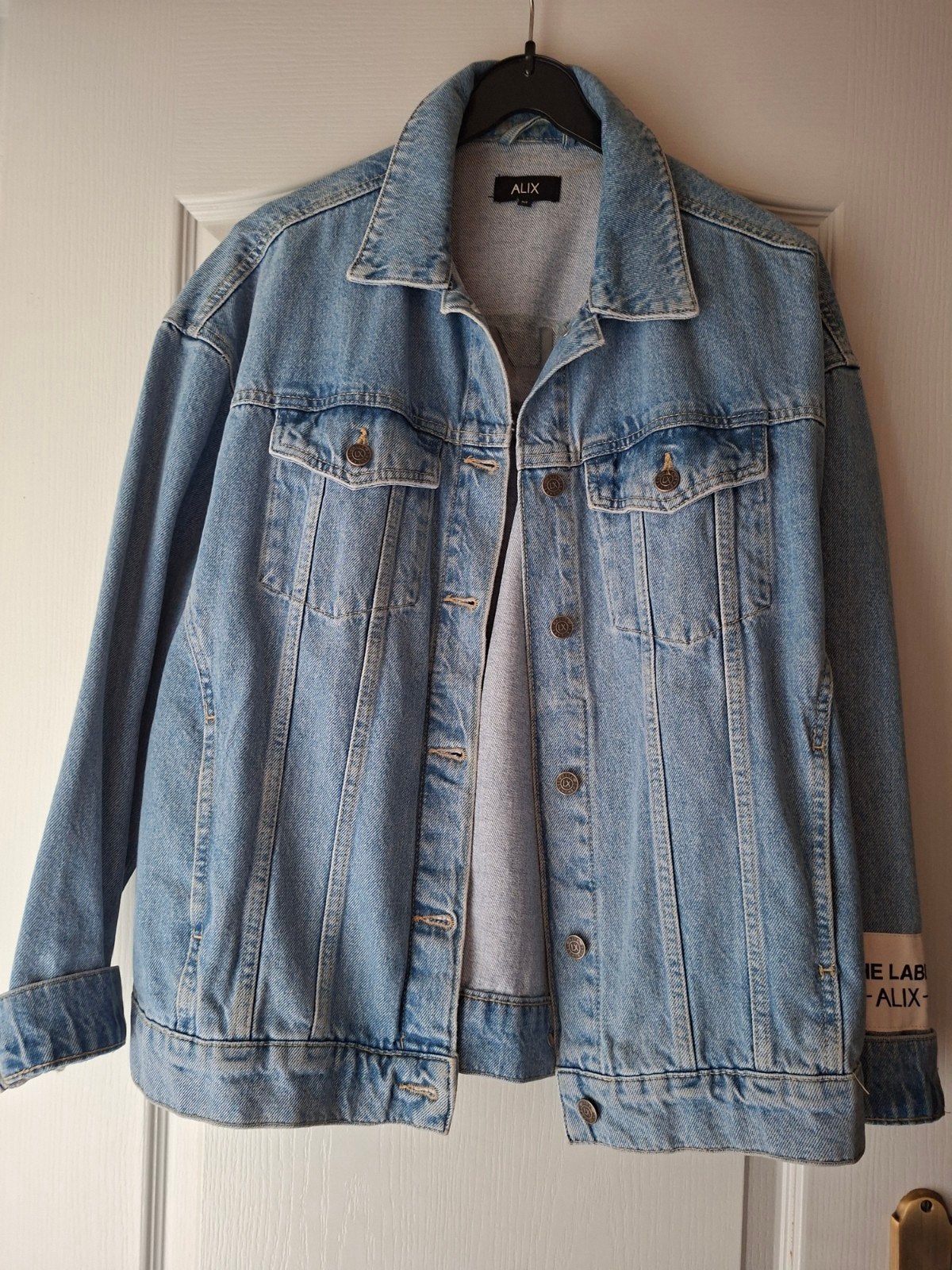 spijkerjas alix the label M, Kleding | Dames, Maat 38/40 (M), Alix the label, Blauw, Ophalen of Verzenden