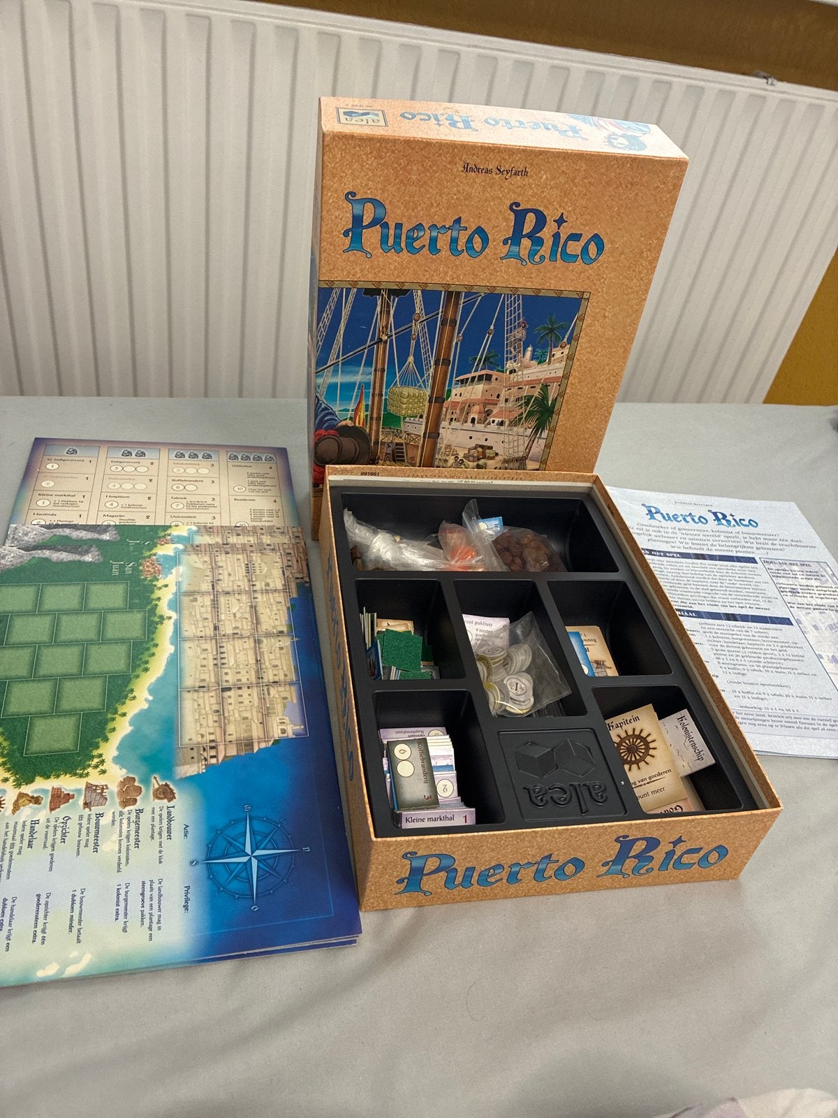 Puerto Rico Bordspel - Strategisch Kolonisten Spel, Drie of vier spelers, Ophalen, Gebruikt