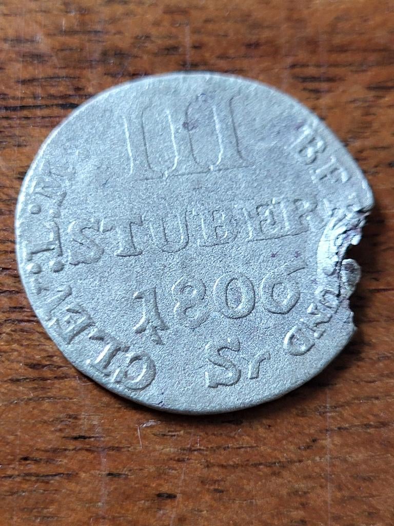 Historische 3 Stüber munt uit 1806, Ophalen of Verzenden, Vóór koninkrijk, Overige waardes, Losse munt