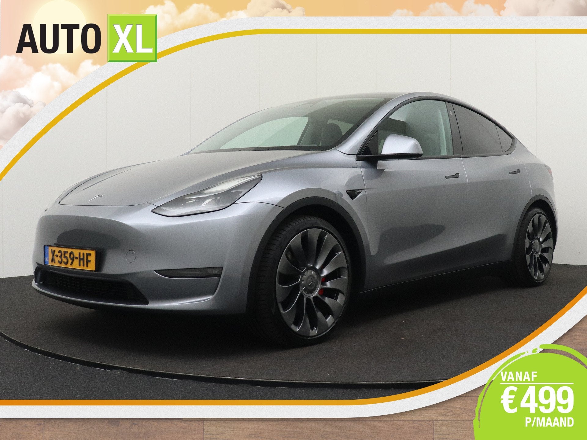 Tesla Model Y Performance AWD 75 kWh (94%SOH) Autopilot Pano, Auto's, Tesla, Automaat, Dealer onderhouden, 514 km, Gebruikt
