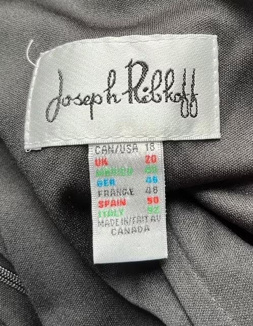Joseph Ribkoff zwart/wit/rood jurk maat 44/46[vDm], Overige kleuren, Maat 42/44 (L), Ophalen of Verzenden, Zo goed als nieuw