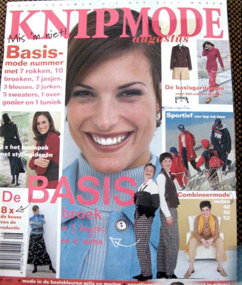 3 x KNIPMODE 1997 de nummers augustus, juli en november, Hobby en Vrije tijd, Kledingpatronen, Overige typen, Verzenden, Vrouw